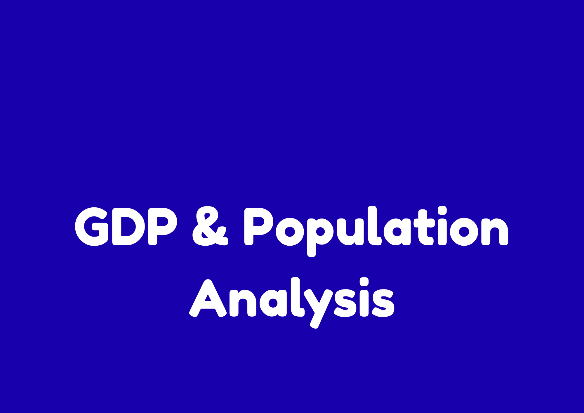 ML Unit 4 GDP Analysis