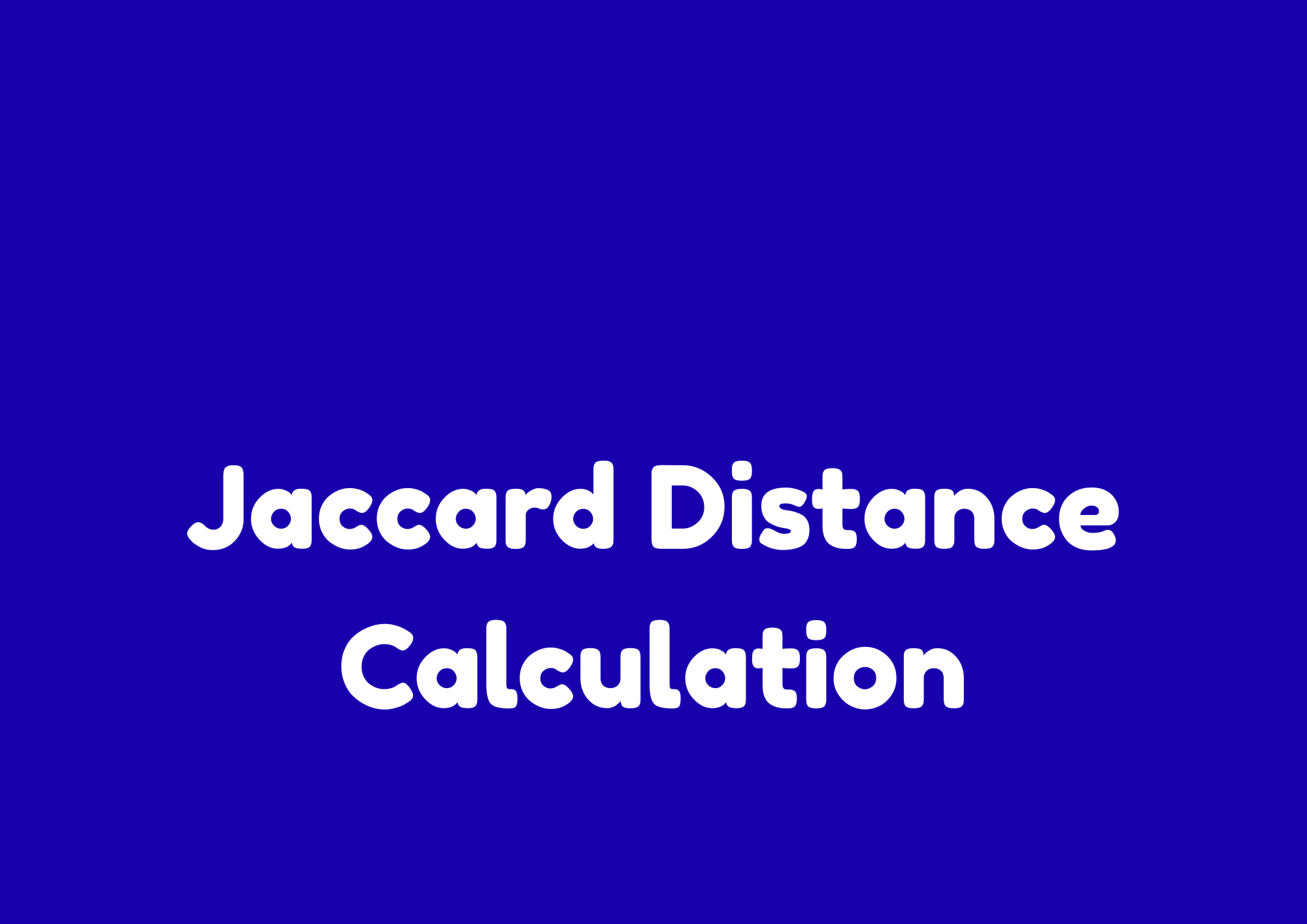 ML Unit 4 Jaccard