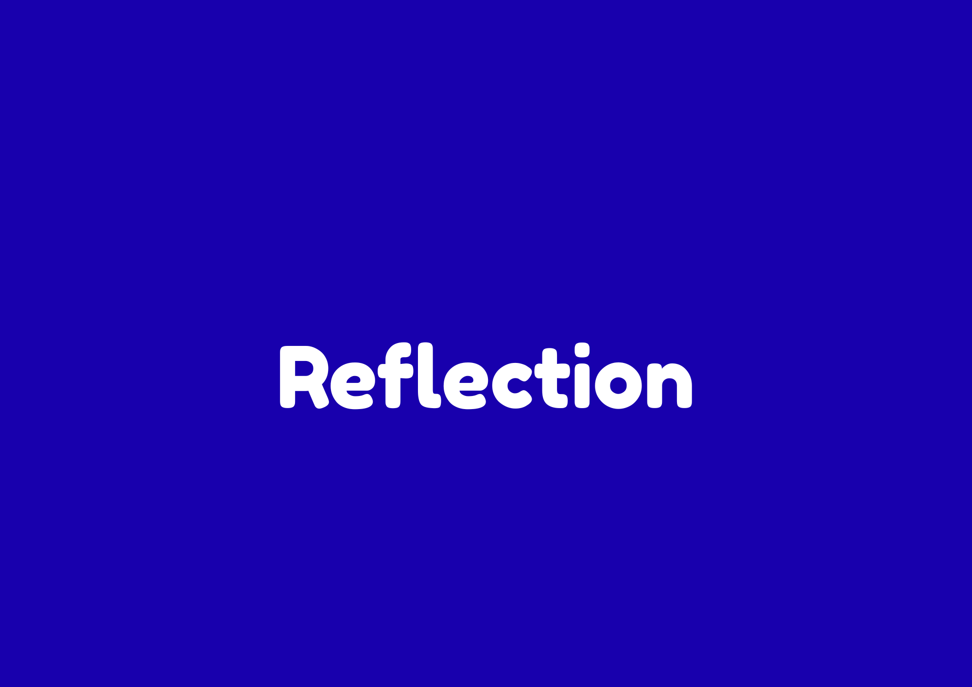 ML Reflection